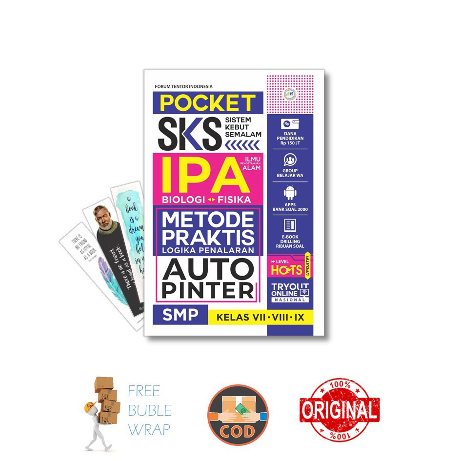 Jual Solusi Buku Pocket Sks Ipa Smp Forum Edukasi Shopee Indonesia