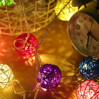 Jual PESTA DEKORASI - L5683 Lampu Bola Led 2 Meter Lampu Hias / Lampu