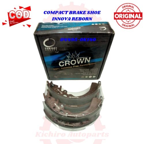 Jual Compact Brake Shoe Innova RebornKampas Rem Belakang 044950K140