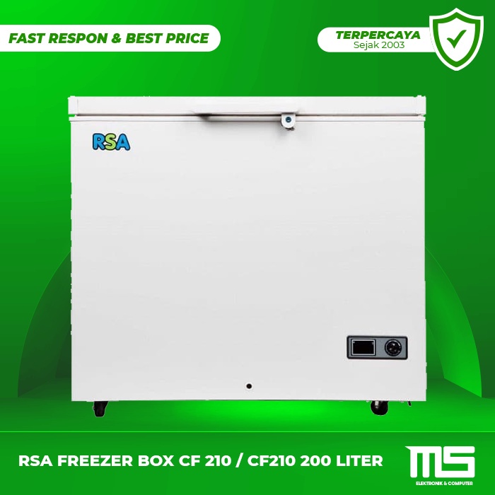 Jual RSA Freezer box CF 210 / CF210 200 Liter | Shopee Indonesia