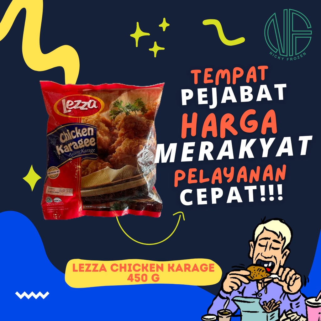 Jual LEZZA CHICKEN KARAGE 400 G | Shopee Indonesia