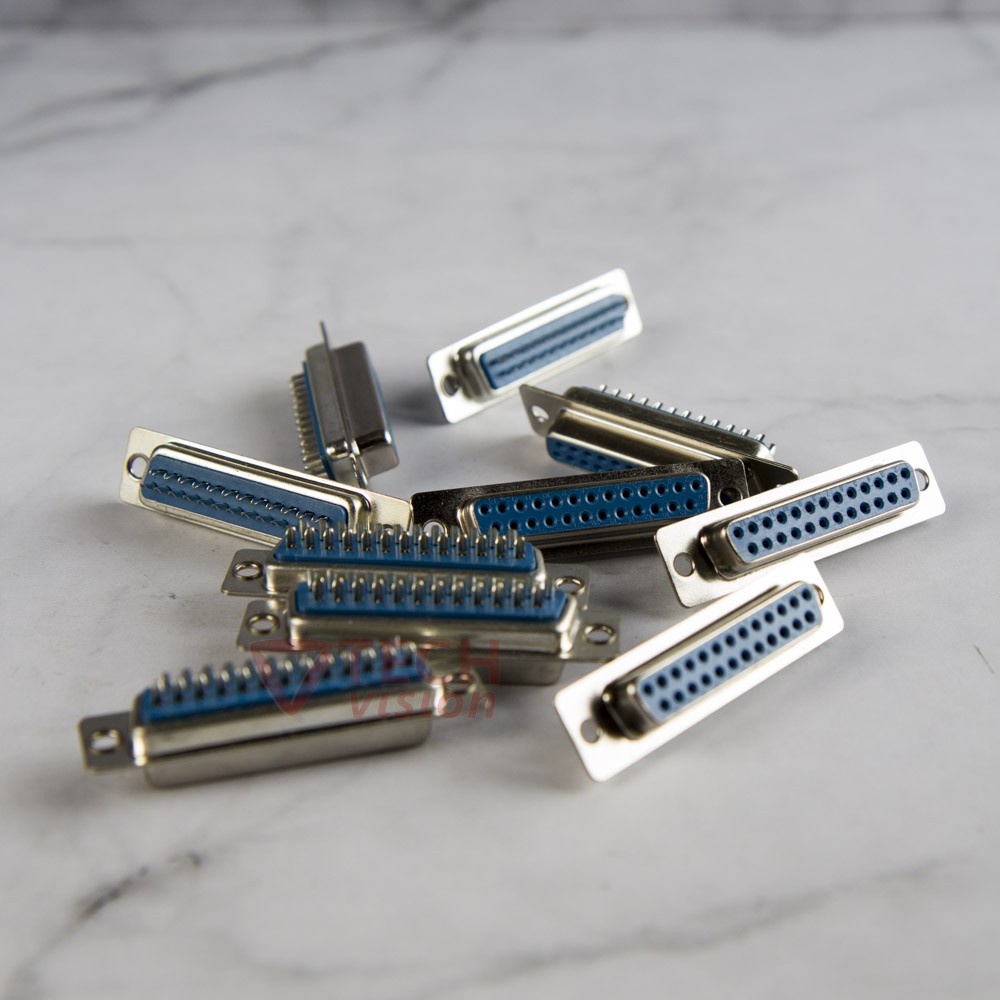 Jual Connector DB 25Pin Female 25 Pin DB25 Jack Konektor Soket Betina ...