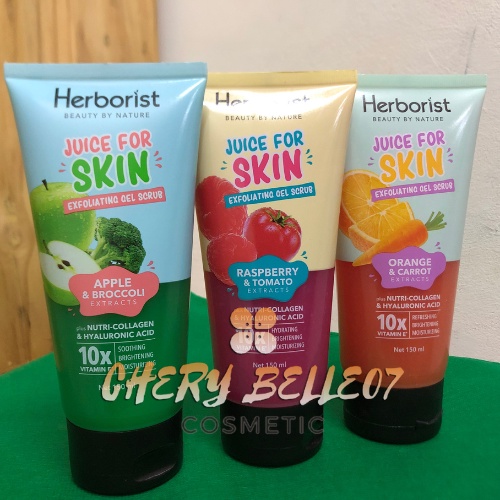 Jual Herborist Exfoliating Gel Scrub Muka Murah Series Juice/Herborist