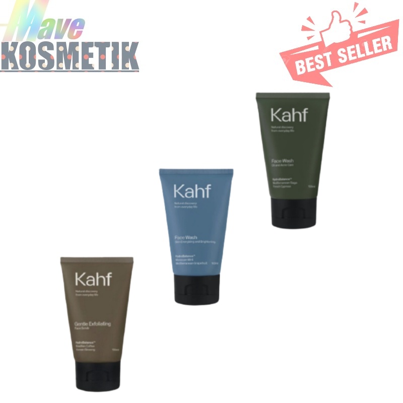 Jual KAHF Face Wash & Scrub 100ml / mave kosmetik Shopee Indonesia