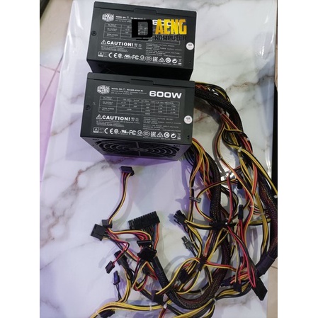 Jual Power Supply Psu Power Suplay Pc Merk Cooler Master Watt Kabel Lengkap Shopee Indonesia