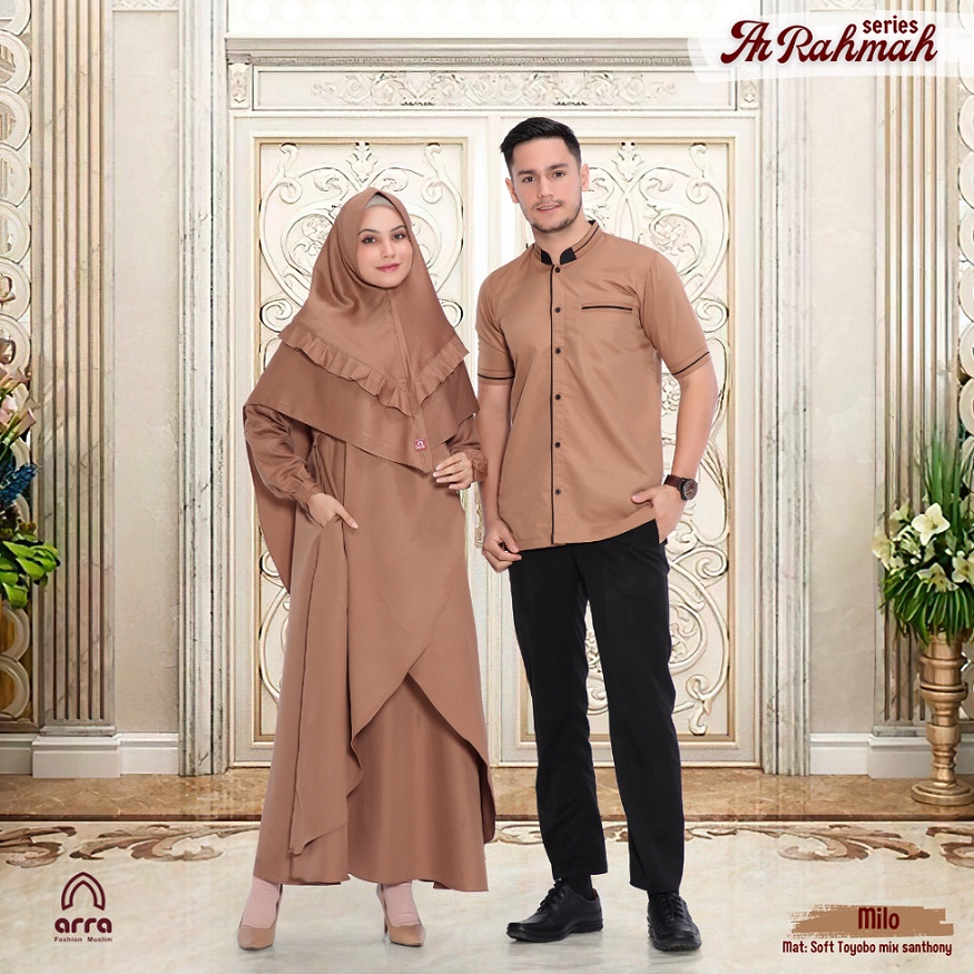 Jual Baju Muslim Couple Sarimbit Family Set Premium Kapelan Keluarga ...
