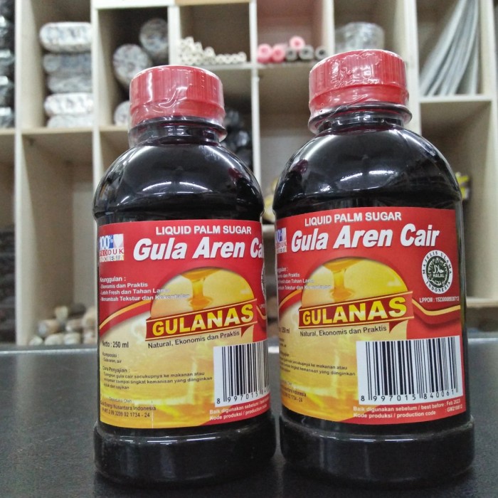 Jual Gulanas Gula Aren Cair 250ml Shopee Indonesia