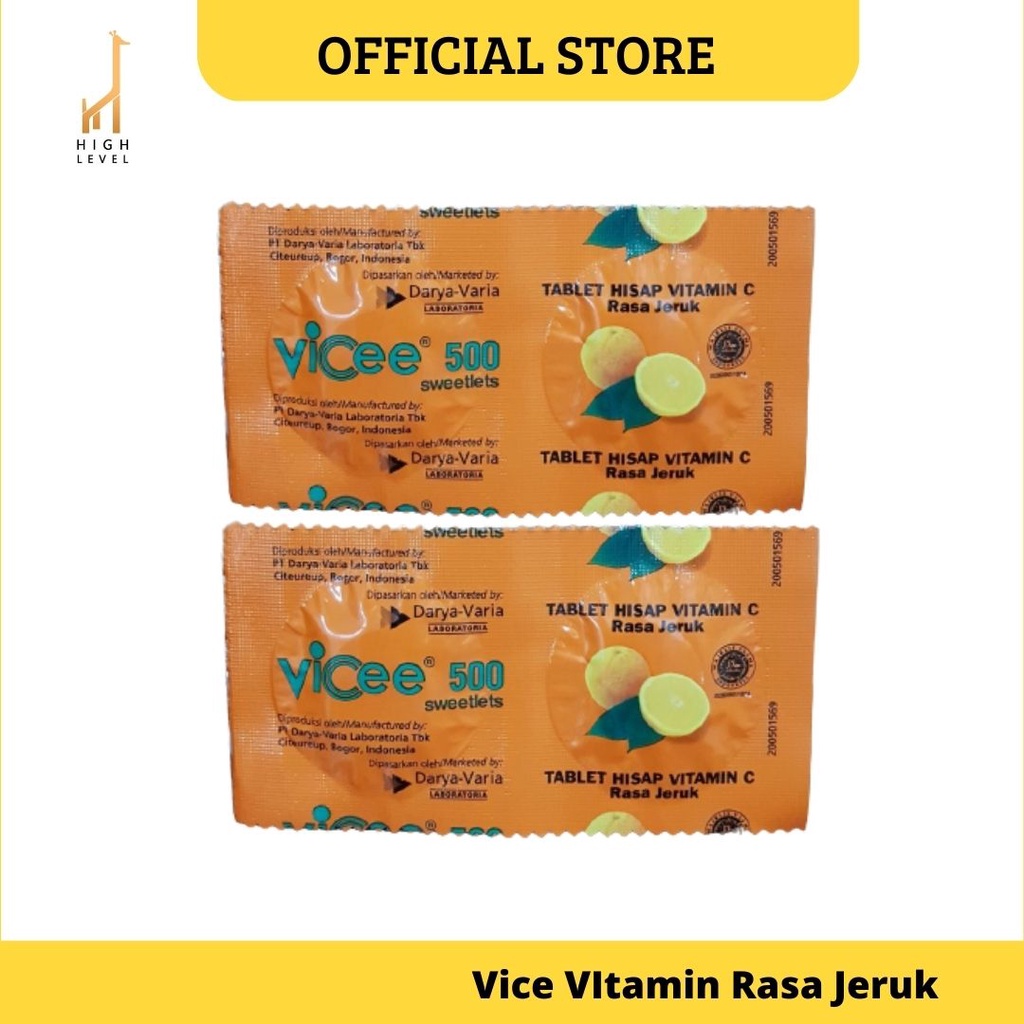 Jual Vitamin Hisap Vice Rasa Jeruk | Shopee Indonesia