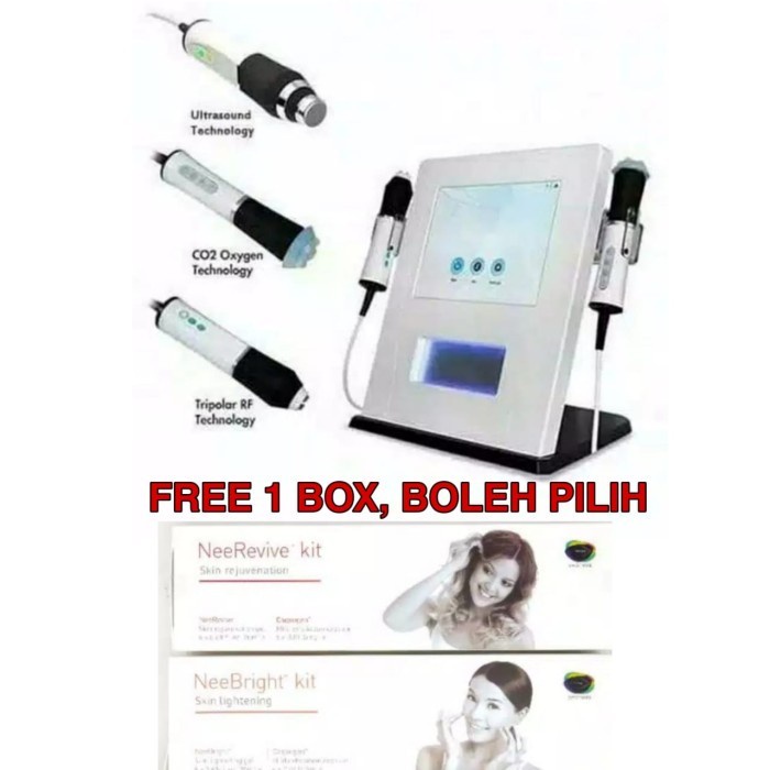 Jual Super Facial Oxygeneo 3 In 1 Ultrasound Rf Radio Frequency Oxygen