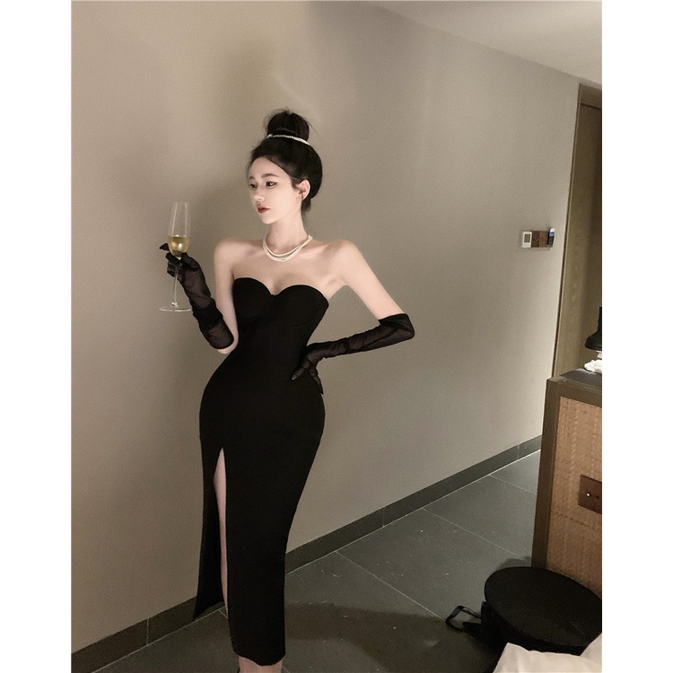 Jual Red Pakaian wanita trendi cewek retro sexy hot girl tube top