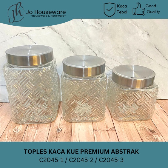 Jual Toples Kaca Kedap Udara Toples Kue Kering Toples Makanan