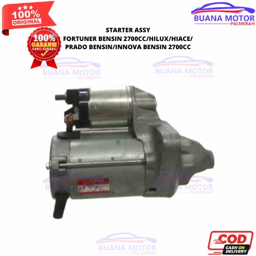 Jual Starter Assy Fortuner/Innova Bensin 2700cc/Hiace/Hilux/Prado ...