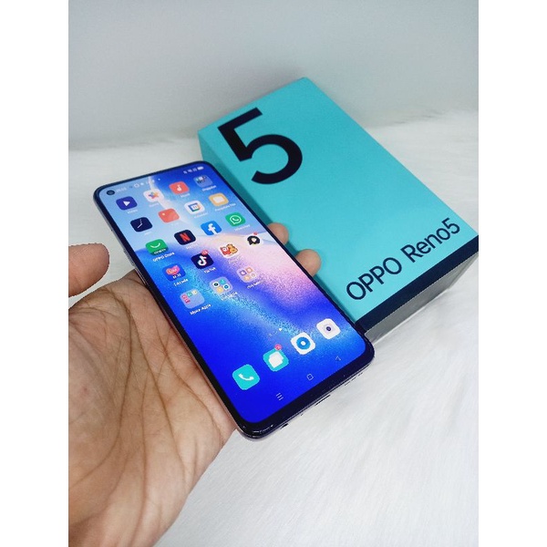 Jual Oppo Reno 5 8/128 GB SECOND ORIGINAL SEKEN BEKAS LENGKAP MURAH Ya ...