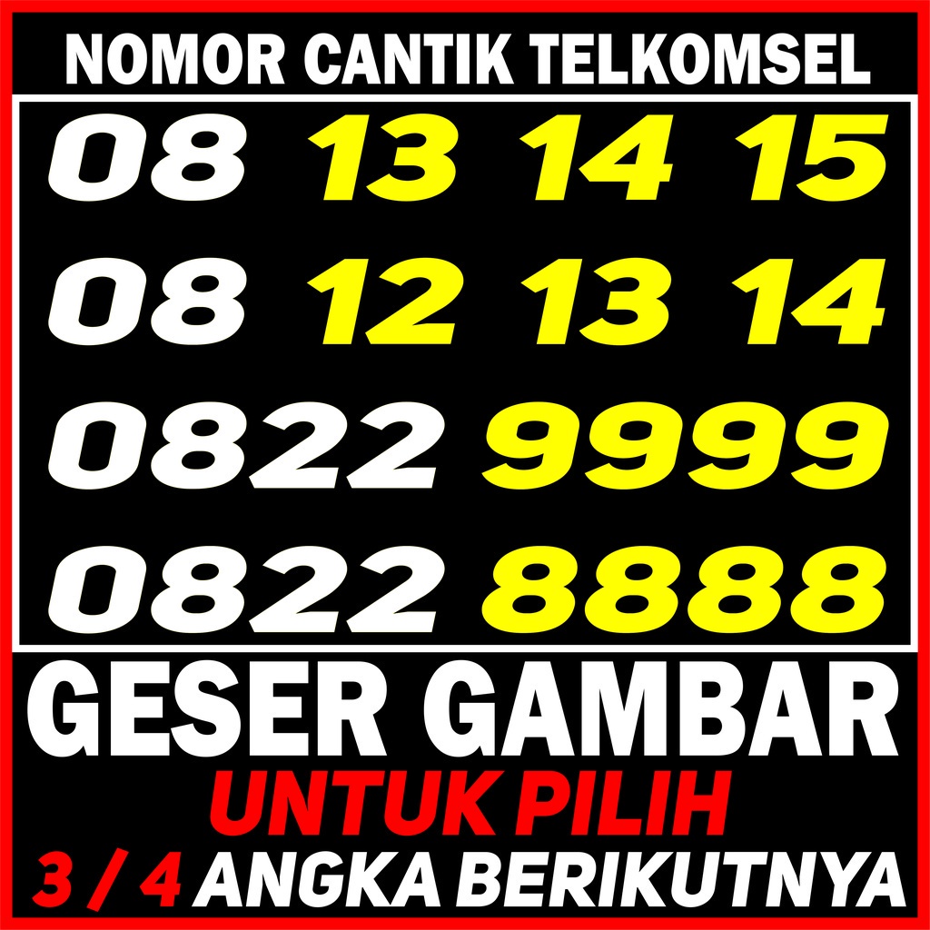 Jual Kartu Perdana Nomor Cantik Telkomsel Simpati Loop AS Bisa Pilih ...