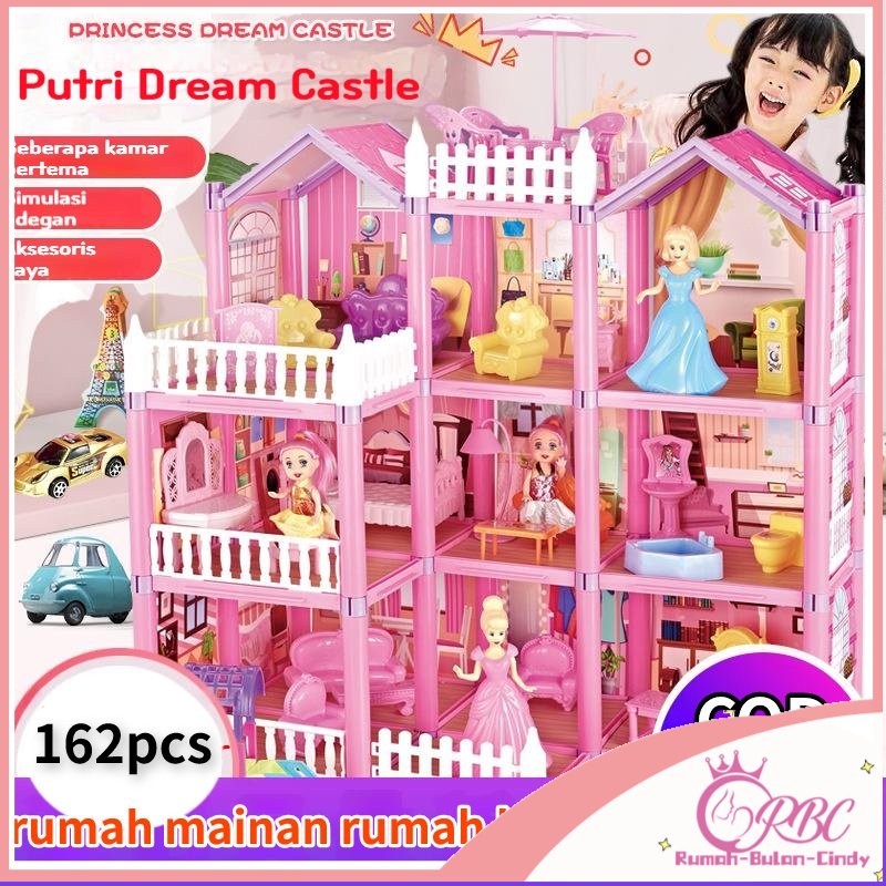 Jual 162 Buah Permainan Anak-anak Rumah Mainan Rumah Boneka Villa