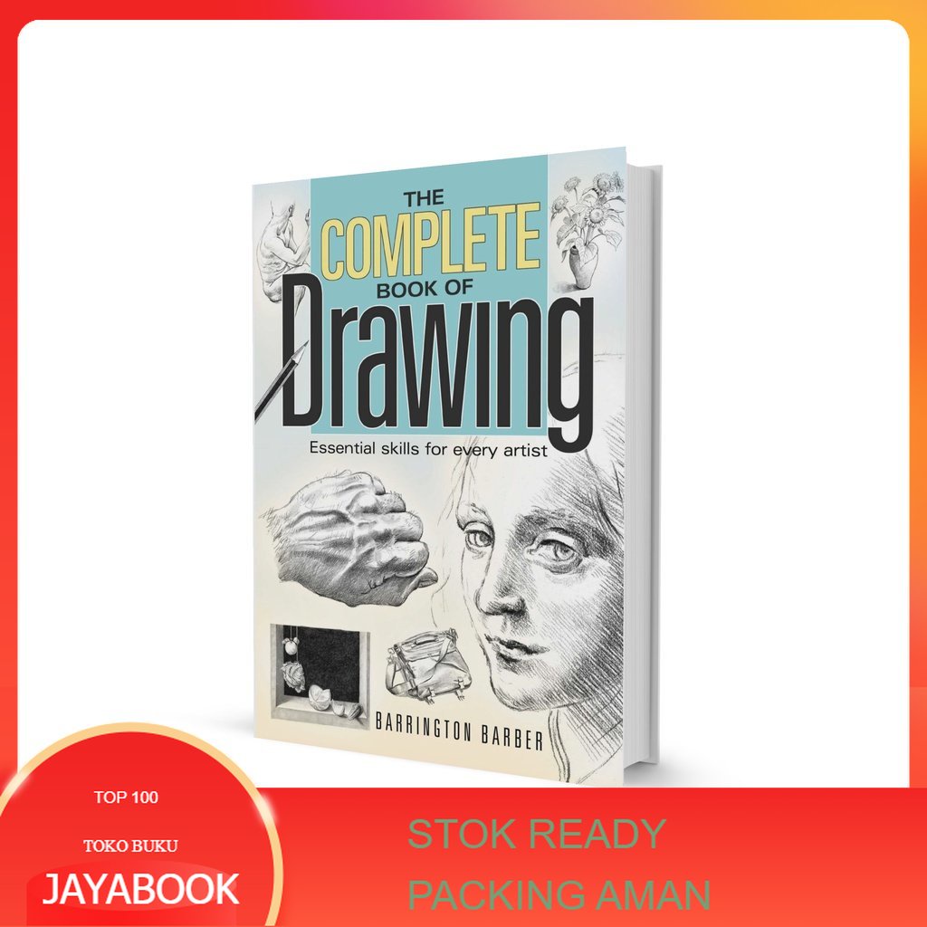 Jual (Eng) The Complete Book of Drawing Barrington Barber Hard Cover ...