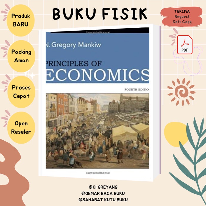 Jual BUKU PRINCIPLES OF ECONOMICS FOURTH EDITION - N. GREGORY MANKIW ...