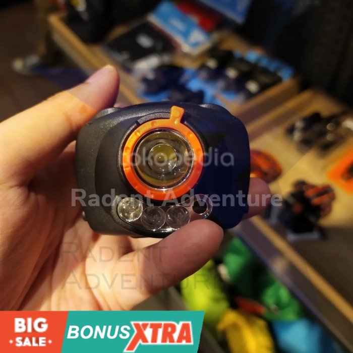 Jual Lampu Kepala EIGER1989 APOLLO HEADLAMP LIGHTING Black Hitam 91000