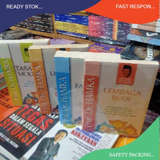 Jual Paket Buku Falsafah Hidup Lembaga Budi Lembaga Hidup Tasawuf Modern Buya Hamka