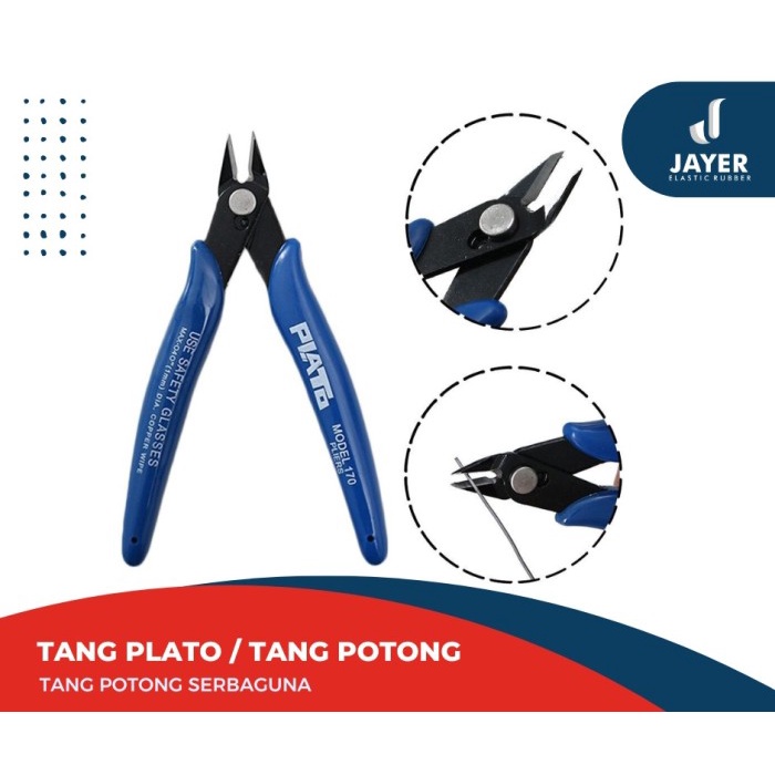 Jual Tang potong kawat tang Potong Plato 170 Wire Cutter Nipper Mini ...