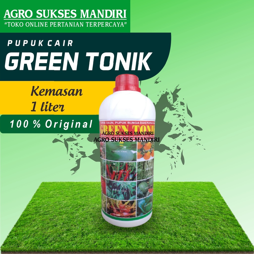 Jual Pupuk Cair Green Tonik Kemasan 1 liter/Green Tonik Pupuk Cair Organik 1 liter/Pupuk