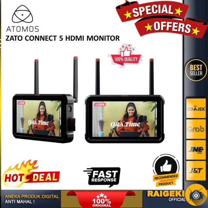 Jual Atomos Zato Connect 5 HDMI Monitor & Recorder Shopee Indonesia