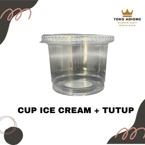 Jual CUP ICE CREAM + TTP BUNDAR (100ml) | Shopee Indonesia