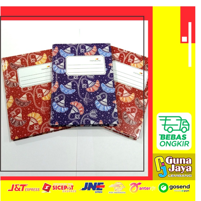 Jual Buku Tulis Hard Cover PAPERLINE Oktavo 100 Lembar - Buku Tulis