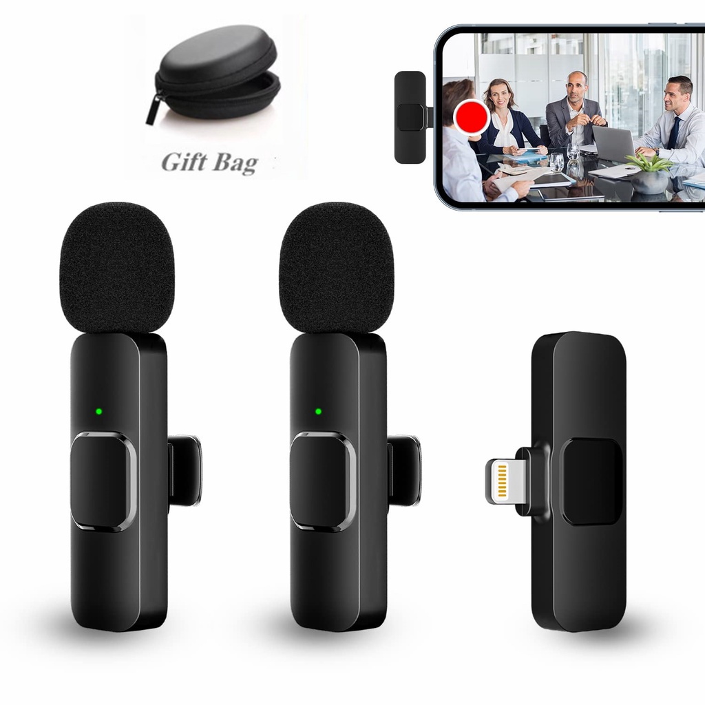 Jual Topspot Mikrofon Wireless 2.4G Hp Vlog Youtuber Portable Lavalier