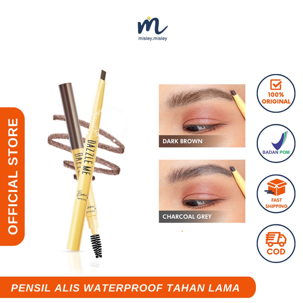 Jual MISLEY - DAZZLE ME Brow Likey | Automatic Eyebrow Pencil Tahan Air ...