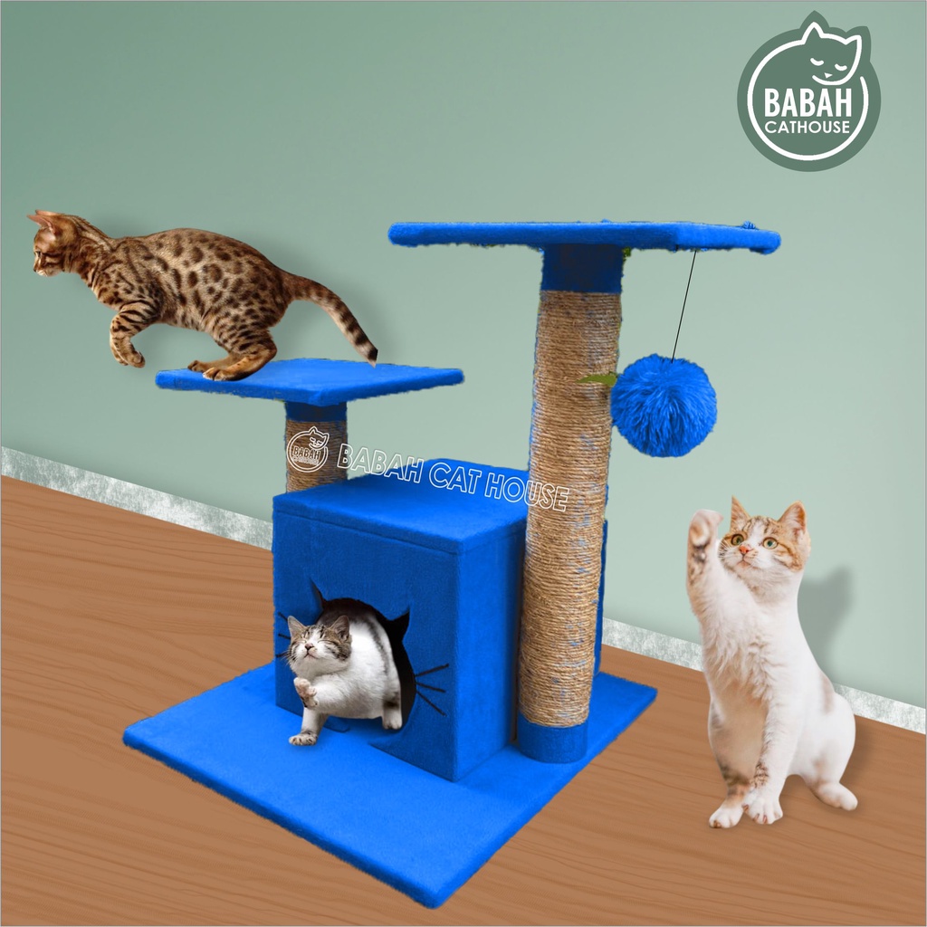 Jual Cat Condo Rumah Kucing garukan cakaran kucing cat condo bagus dan kuat Shopee Indonesia