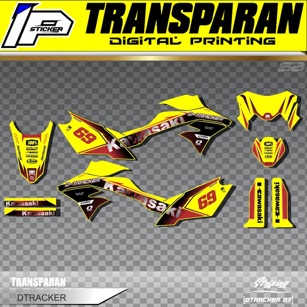 Jual Stiker Striping Dracker -Sticker Motor Kawasaki Dtracker Variasi ...
