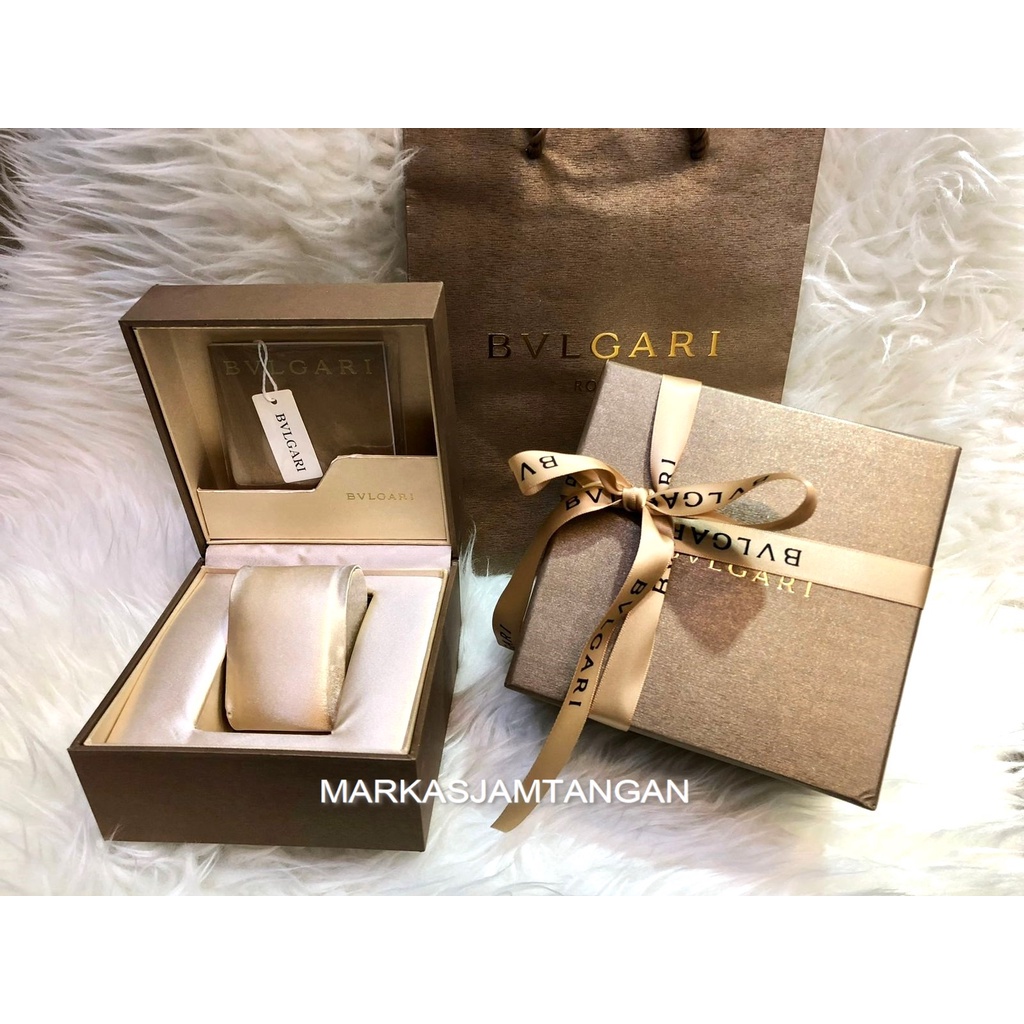 Jual Kotak Jam Tangan Box Jam Tangan Bvlgari Bulgari Full Set