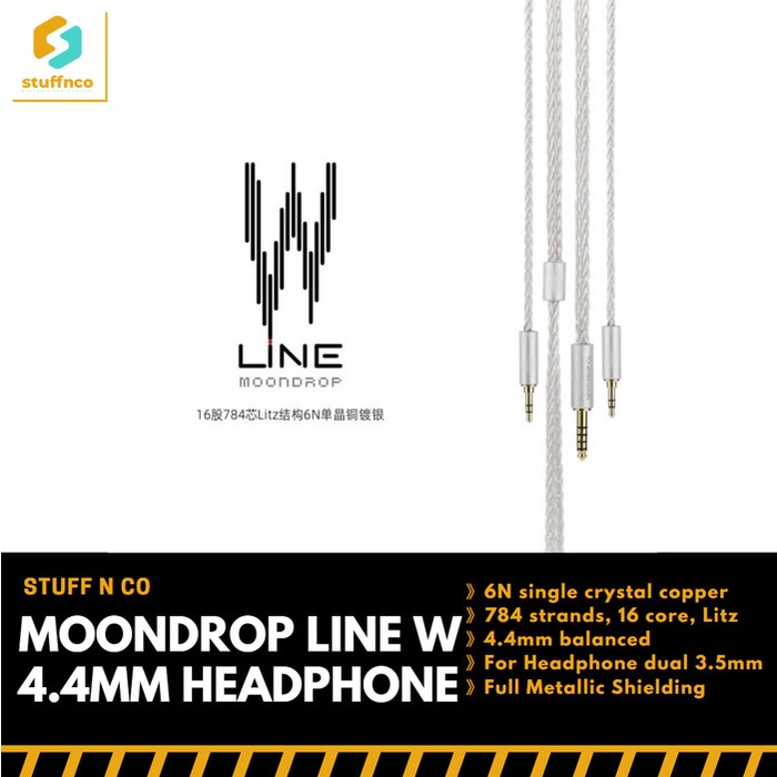 Cavo Per Auricolari Moondrop - 6N OCC, 4.4mm Bilanciato, Per Suono Di Alta Qualità - Foto 7