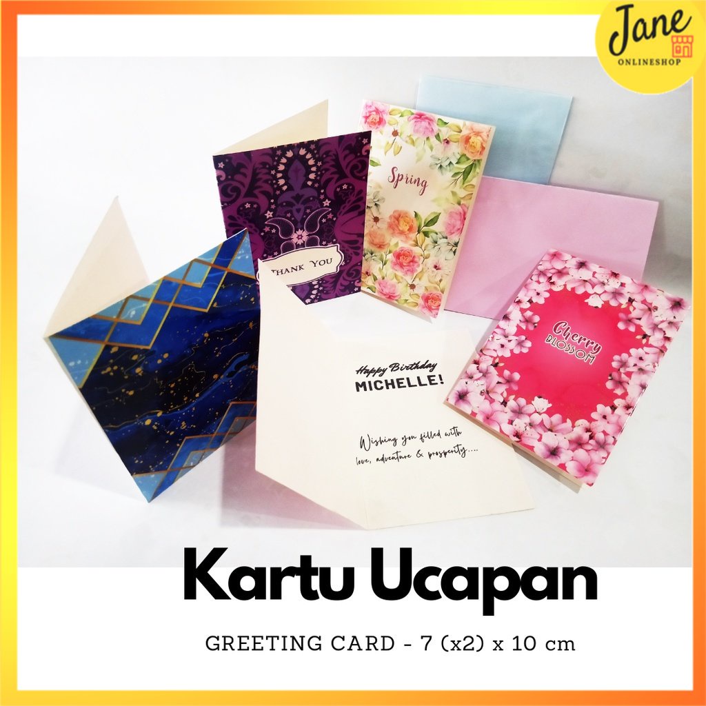 Jual Kartu Ucapan Greeting Card 1pc Shopee Indonesia 2015