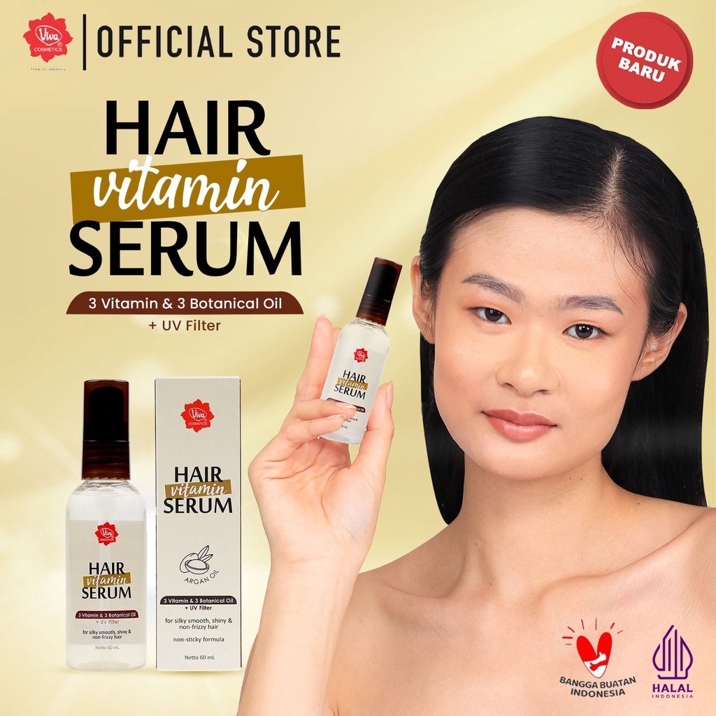 Jual Viva Vitamin Hair Serum 60ml Shopee Indonesia