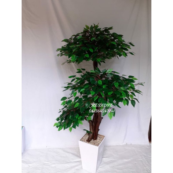 Jual bunga hias/bunga plastik/pohon beringin/bringin artificil/bonsai ...