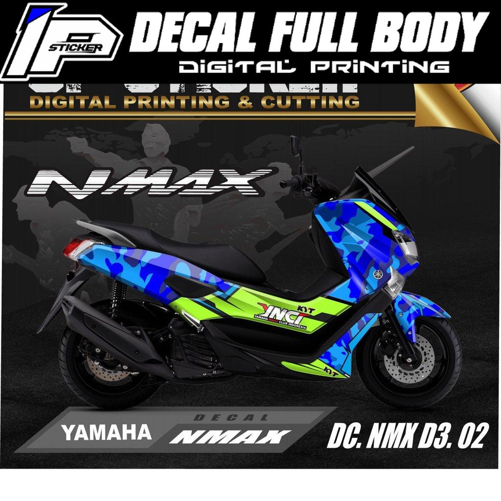 Jual Decal Nmax Full body - stiker/ sticker dekal NMAX D3 02 | Shopee ...