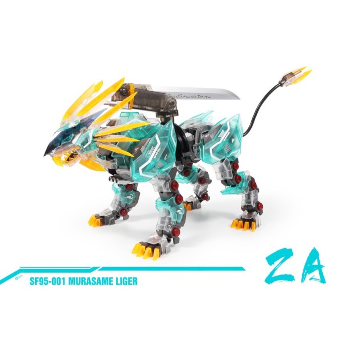 Jual SUPERNOVA Zoids Murasame Liger CLEAR VER 1/72 Model Kit By ZA