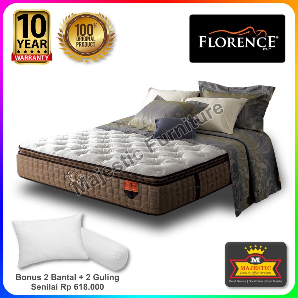 Jual Kasur Springbed Florence San Pietro - 100/120/160/180/200 - Tebal ...
