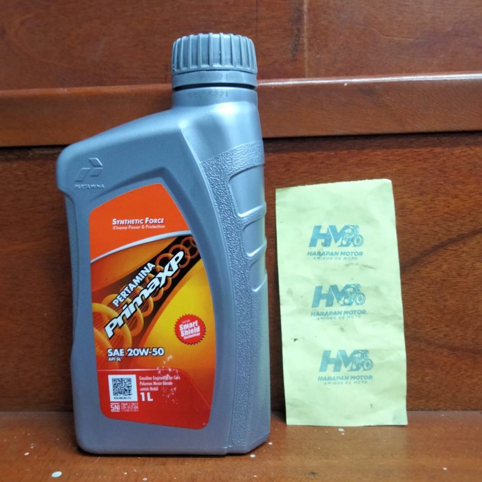 Jual Oli Mesin Prima XP 20W-50 1000ml Pertamina Original | Shopee Indonesia