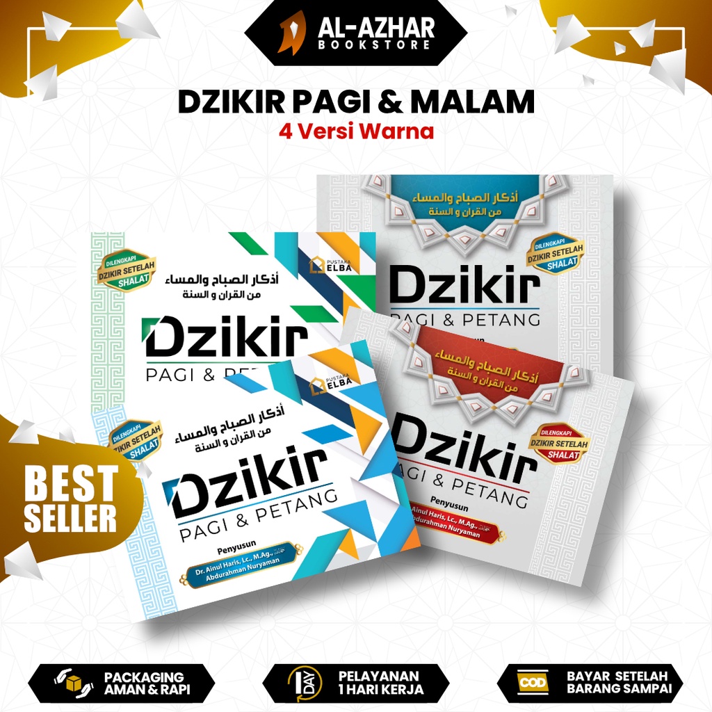 Jual Buku Dzikir Pagi Dan Petang Buku Saku Dzikir Original Pustaka Elba Shopee Indonesia