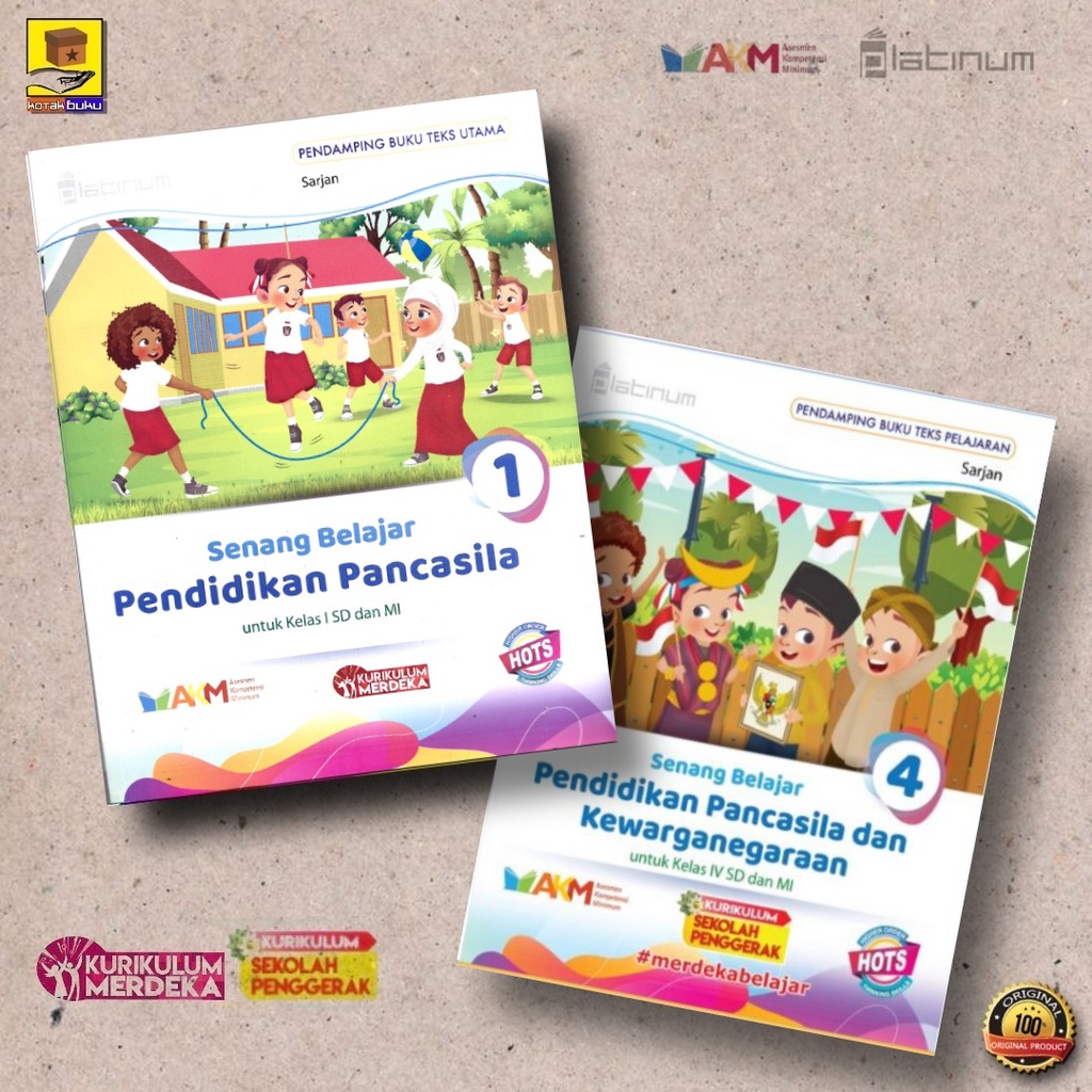 Jual Buku PPKN Kelas 1 / PPKN Kelas 4 / Kurikulum Merdeka / PPKN SD ...