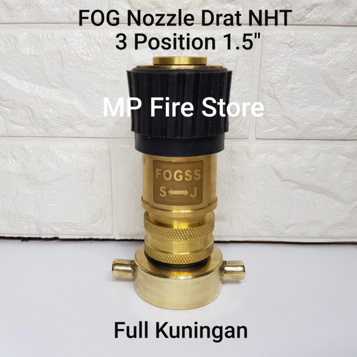 Jual Fire FOG Nozzle Drat NHT 1.5 in Jet Spray Variable 3 Position ...