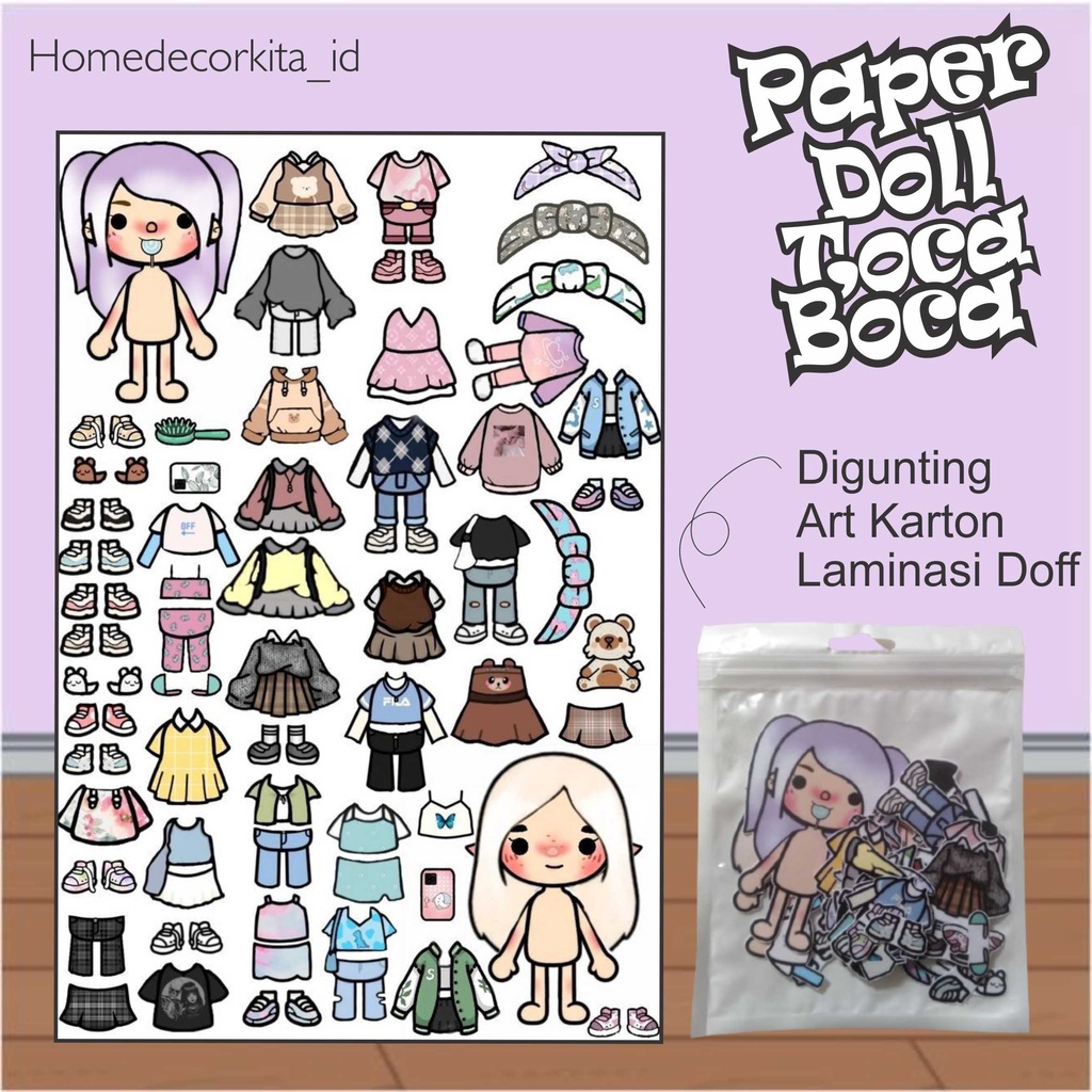 Toca Boca Paper Doll Clothes Printables? Printable Paper, 59% OFF