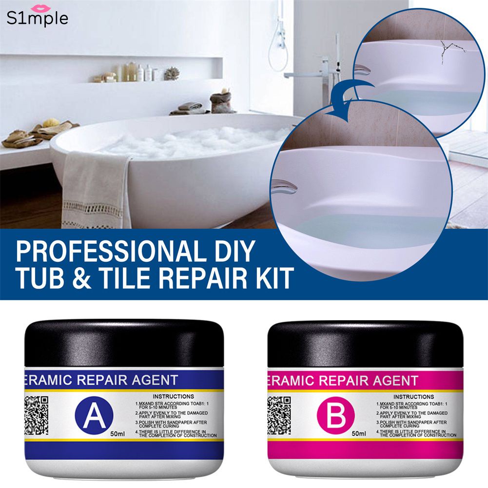 Jual Eelhoe Ceramic Repair Kit Pasta Keramik Toilet Mandi Perekat Ubin