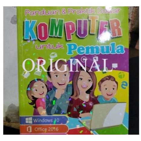 Jual BUKU PANDUAN DAN PRAKTIK DASAR KOMPUTER UNTUK PEMULA FULL COLOUR ...