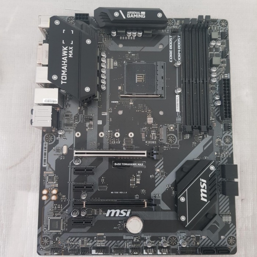 Jual Motherboard Mainboard MSI B450 Tomahawk Max Socket AM4 DDR4