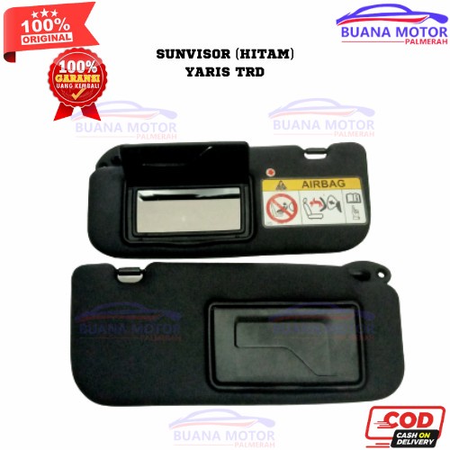 Jual Sun Visor Yaris TRD Original Hitam Shopee Indonesia