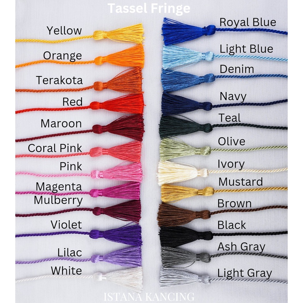 Jual Tassel Hampers Premium Rumbai Tali Panjang 135cm Cantik Aksesoris ...